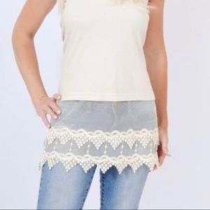 Camisole lace extender